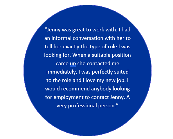 Lovely feedback received from one of our candidates